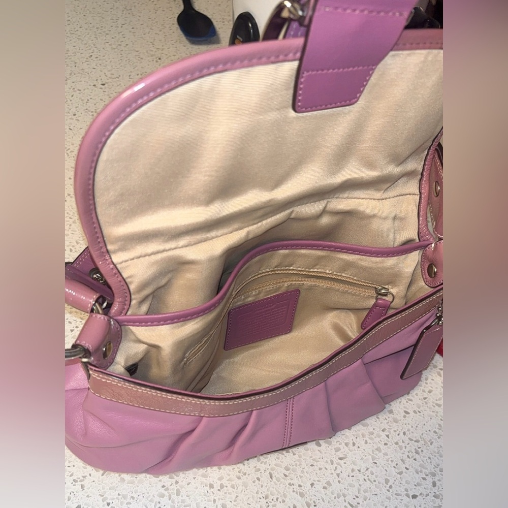 Pink Coach Leather Soho/Shoulder Bag - Picture 5 of 5